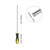 HARFINGTON Diamond Chainsaw File 3/16"(4.8mm) High Hardness Round Cut Sharpen Rasp with Plastic Handle for Chain Saw Polishing