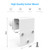 AoHkers Camera Mount for Eufy Security SoloCam S340, Corner Mount Mounting Bracket Compatible with Eufy SoloCam S340, 1 Pack, White-1765819662