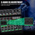 Tiimge Professional 6-Channel Audio Mixer with 256 DSP Effects,48V Phantom Power,Bluetooth,MP3,USB Recording Input,Portable Sound Mixing Console for Streaming,DJ Show,Karaoke-1765820371