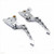 1Pair CNC Brake Clutch Levers Compatible with Harley Touring and Trike Models 2008-2013 Road King 2008-2016 (Chrome) 1Pair CNC Brake Clutch Levers Compatible with Harley Touring and Trike Models 2008-2013 Road King 2008-2016 (Chrome)