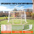 VEVOR Upgraded Pop Up Bubble Tent for 4-8 People, Need Simple Assembly - 10x9.2ft Large Outdoor Clear Bubble Tent Dome, Weatherproof Clear Shelter for Outdoor Activities, Events, and Parades