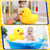 Leitee Yellow Jumbo Rubber Duck 13" Huge Large Giant Bath Rubber Duck Fun Gender Reveal Party Floating Pool Child Preschool Toddlers Bathtub Toy for Baby Shower Birthday Party Favors