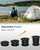 TRIPTIPS 2025 Upgrade Retractable Portable Toilet Foldable with Soft Cushion Height Adjustable Travel Toilet for Car Camping Toilet Porta Potty for Adults and Kids, Portable Toilet for Camping