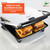 IMUSA 12x10in Stainless Steel Electric Panini Press with Temperature Control, Nonstick Plates for Sandwiches, Grilled Paninis, Quesadillas, and More