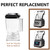 HiJolla Professional Commercial Blender Cups，Commercial blender jar for replacement ONLY for Hijolla 2 models of Hijolla Blenders