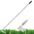 HRADHOL Japanese Weeding Sickle Hoe,57.8''Stainless Steel Standing Weeding Tool,Angular Weed Sickle Garden Tool with Long Handle Adjustable,Japanese Garden Tools for Weeding and Planting