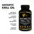 Cocó March N.M.D Pure Antarctic Krill Oil - 1000 mg Phospholipid Bound Marine Omega-3 EPA, DHA, Choline and Astaxanthin - Fast Absorption - Cardiovascular & Joint Support (Krill Omega Oil)