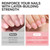 Nail Repair for Damaged NailsProtein: Pink 6 in 1 Natural Nail Strengthener and Growth - Long Lasting Nail Hardener Extra Strong and Growth - Nail Strengthener for Thin Nails and Growth