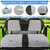 iLSKW Golf Cart Seat Covers - Breathable Fabric Universal Rear Seat Cover for Club Car, Ezgo, Yamaha