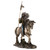 Top Collection Mandan Indian Chief Statue- Native American Sculpture in Premium Cold Cast Bronze- 7-Inch Collectible Tribe of the Great Plains Figurine