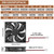 2-Pack IP67 Waterproof Silent 12V DC Cooling Fan - 120mmx25mm 4.72inch High-Speed 3000RPM Dual Ball Bearing 2 Wire 3Pin Exhaust Fan for RV Fridge