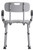 NOVA Medical Products Shower and Bath Chair with Back & Arms, White, 1 Count