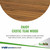 SeaTeak Rectangular Wooden Teak Shower Mat | Waterproof Mat | Indoor Bath Mat | Outdoor Shower Platform | 31.5" L x 19.75" W x 1.25" H
