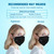 XIKII KN95 Masks for Adults 50PCS 5 Layer Mascarillas Filter Efficiency≥98% Breathable Elastic Ear Loops & Adjust Nose Clip Kn95 Face Mask for Travel Healthcare/Essential Workers