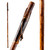 Brazos Rustic Wood Walking Stick, Hickory, Traditional Safari Style Handle, for Men & Women, Made in the USA, 55"