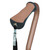 Hugo Mobility 731-852 Adjustable Quad Walking Cane with Small Base, Cocoa