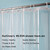 EurCross Extra Wide Shower Curtain Liner 108x72 with 3 Big Magnet Weights, Heavy Duty 9G PEVA Extra Large Clear Plastic Shower Curtain for Bathroom with 18 Metal Holes EurCross Extra Wide Shower Curtain Liner 108x72 with 3 Big Magnet Weights, Heavy Duty 9G PEVA Extra Large Clear Plastic Shower Curtain for Bathroom with 18 Metal Holes