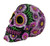 Fantasy Gifts Black and Pink Day of The Dead Sugar Skull Coin Bank Mexican Dia De Los Muertos