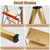 hismocal Foldable 3 Step Stool for Closet/Kitchen-Aluminium Gold Step Ladder Stools, Folding 330lbs Lightweight Ladders with Anti-Slip Wide Pedal, Portable Kids/Adults hismocal Foldable 3 Step Stool for Closet/Kitchen-Aluminium Gold Step Ladder Stools, Folding 330lbs Lightweight Ladders with Anti-Slip Wide Pedal, Portable Kids/Adults
