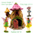 PRETMANNS Fairy House Kit - Fairy Garden Accessories for Outdoor Miniature Village Decor, with Fairies & Sign - Flower Stump House, 7" High & Door can Open Wide - 4 Piece Supplies