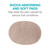 Steins Moleskin Pre-Cut Oval Foot Pads, Blister Pads for Feet, Heel Protectors for Blisters, Moleskin for Shoes, Foot, Toe and Heel Protection, Small, 100 Count
