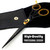 Saaqaans SQR-01 Professional Hairdressing Scissor - Perfect for Hair Salon/Barber/Hairdresser and Home use to Trim your Haircut/Beard/Moustache - Comes with Beautiful Black Pouch/Case