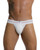 GYM Mens Old School Jockstrap with 2" Waistband (White, Medium)