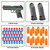 Yewdrum Soft Bullet Toy Blaster, 40 Foam Darts, 16 Plastic Shells, 2 Dart Cartridge, Educationl Toy Gift for Boys and Girls Age 8+, Green