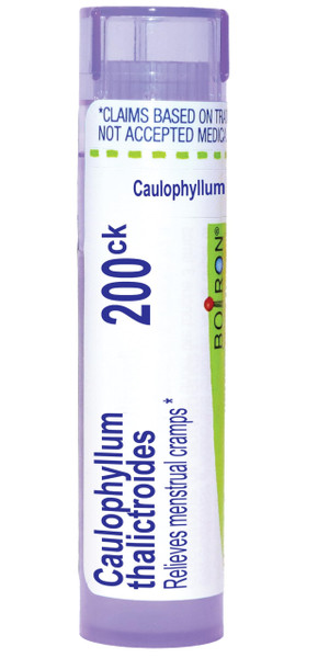 Boiron Caulophyllum Thalictroides 200Ck Homeopathic Medicine for Menstrual Cramps - 80 Pellets