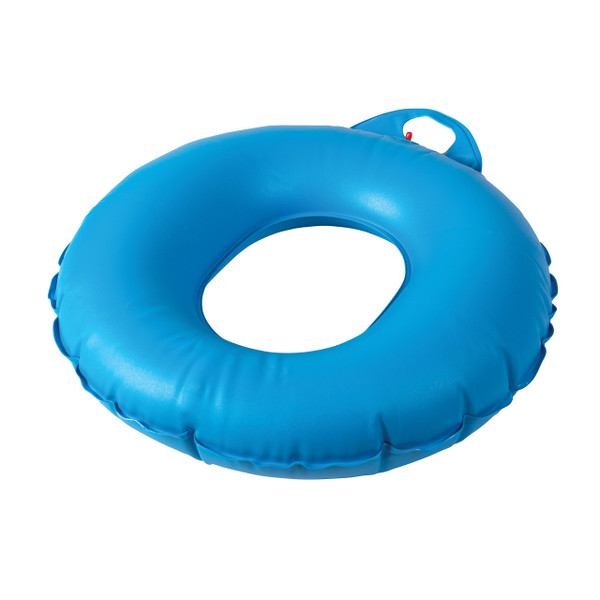 DMI Inflatable Ring Donut Seat Cushion Pillow FOR Hemorrhoid, Pregnancy, and Tailbone Pain, 16 Inches, Blue