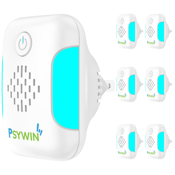 Ultrasonic Pest & Mouse Repeller, 2025 Upgraded Indoor Ultrasonic Repellent for Roach, Rodent, Mouse, Bugs, Mosquito, Mice, Spider, Ant,Electronic Plug in Pest Control, Two Mode Switching,6 Packs