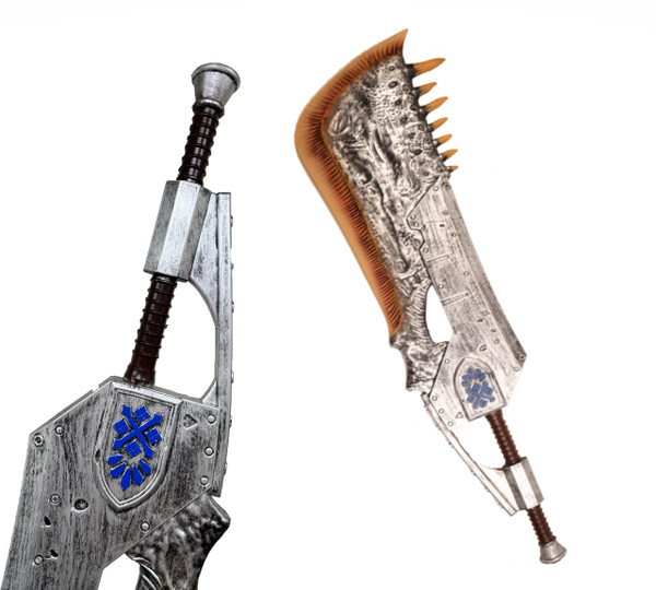 PU Foam Fantasy Monster Hunter Prop Sword for Costume, Cosplay, Halloween, Xmas, Collection. 1:1 Scale (Jawblade Sword (55 inch))