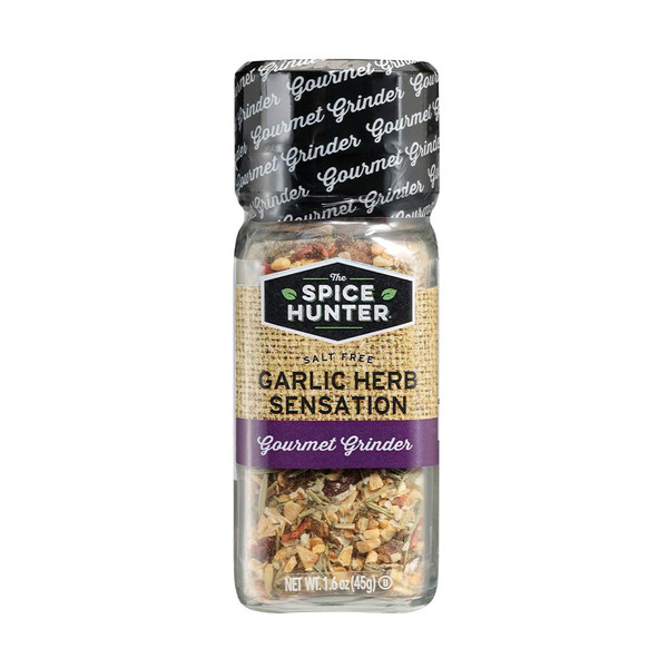 The Spice Hunter Garlic Herb Sensation Grinder Jar, 1.6 Ounce