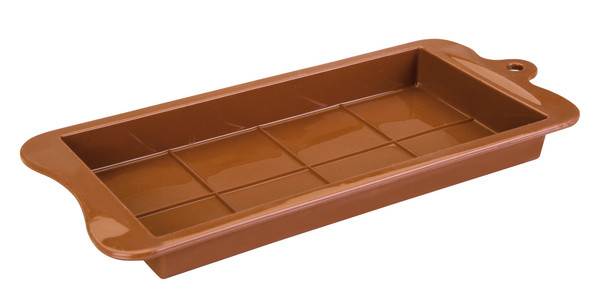 Ibili Silicone Chocolate/Nougat Mould, Brown, 20 x 10 x 2.5 cm-1766096760