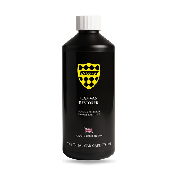 PROTEX World Convertible Soft Top Canvas Restorer Black 1ltr. - Colour Restores Like New-1766096865