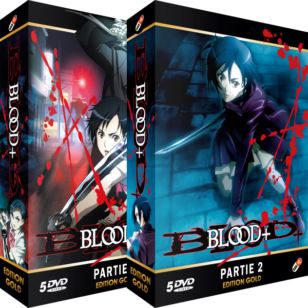 Blood+ (The Last Vampire) - Intégrale - Edition Gold - 2 Coffrets (10 DVD + Livrets)