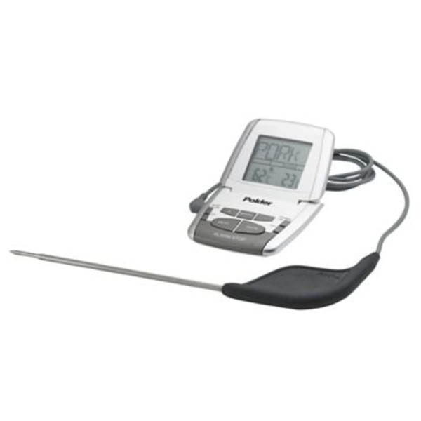 Polder Digital Meat & Poultry Probe in-Oven Thermometer Temperature Monitor Polder Digital Meat & Poultry Probe in-Oven Thermometer Temperature Monitor