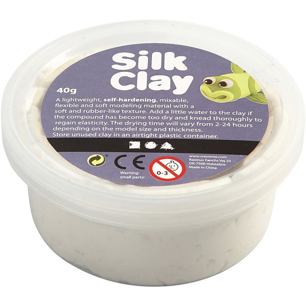 Creativ 40 g Silk Clay, White