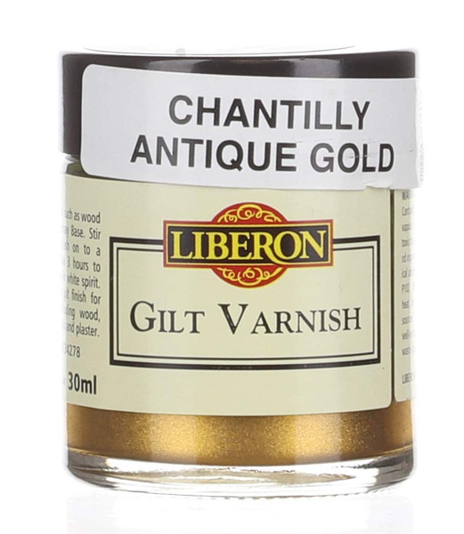 Liberon Gilt Varnish, 30ml, Chantilly