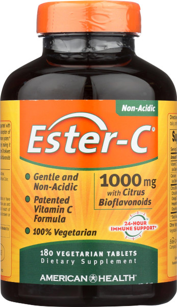 AMERICAN HEALTH Ester-C 1000 MG w Citrus Bioflavonoid, 180 CT