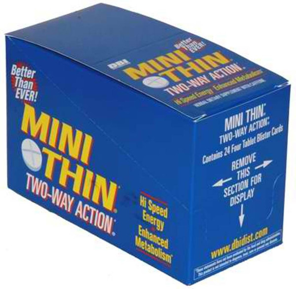 Mini Thin Two Way Action - Package 24/4caps