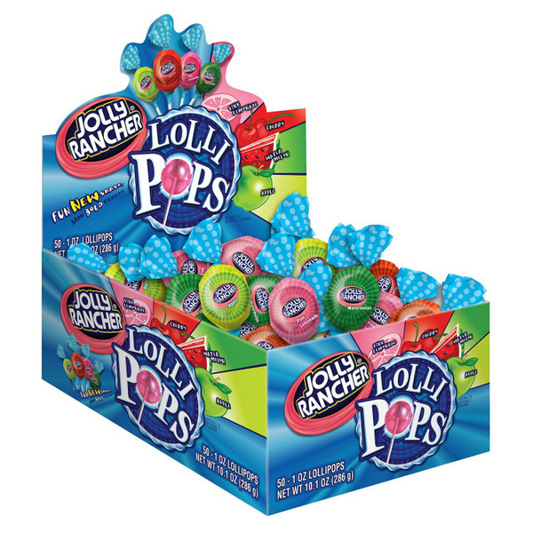 Jolly Rancher Lollipops, Original Flavors (50-Count box) 1 Pound 14 Ounce