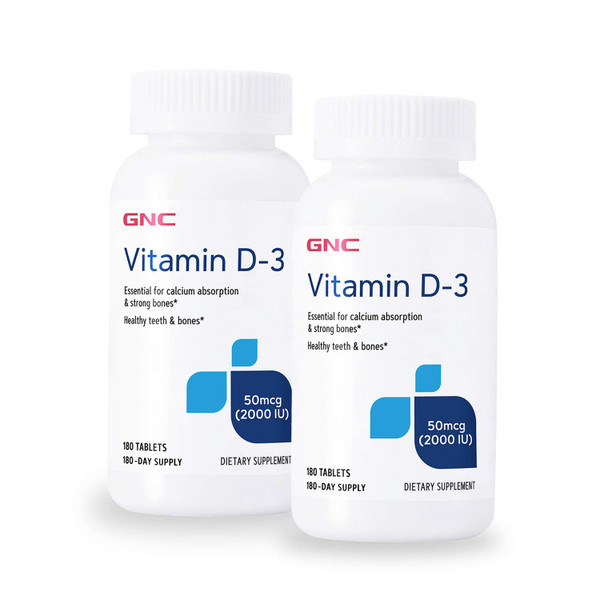 GNC Vitamin D-3 2000 IU - Twin Pack GNC Vitamin D-3 2000 IU - Twin Pack