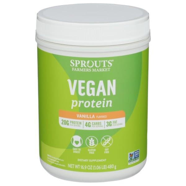 Generic Sprouts Vanilla Vegan Protein - 16.9 oz