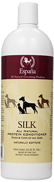 Espana Silk ESP1020DC Specially Formulated Silk Protein Conditioner for Dogs and Cats, 33.82-Ounce Espana Silk ESP1020DC Specially Formulated Silk Protein Conditioner for Dogs and Cats, 33.82-Ounce