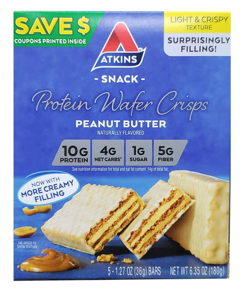 Atkins™ Peanut Butter flavored Protein Wafer Crisps