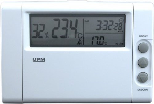 UPM THM303A 24-Millivolt Low Voltage Central Heating/Cooling 5+1+1 Day Programmable Thermostat, White