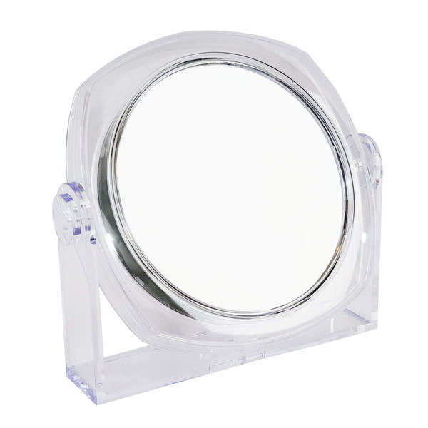 Rucci Clear Vanity Mirror, 1X/10X M821 Mirror Clear Acrylic 6.5 Inch (Pack of 1)