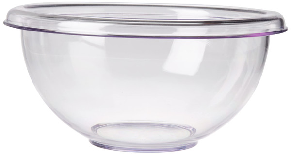 Guzzini Happy Hour 9-1/2-Inch D Salad Bowl, Clear