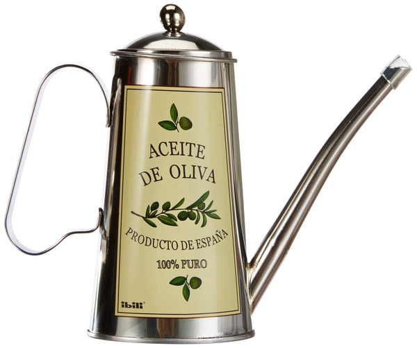 IBILI Stainless Steel Olive Oil can Aceite de Olivia